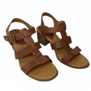 Korks by Kork Ease Cornelia Brown Strappy Sandals